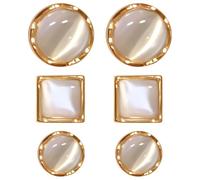 3 Pcs Cat Eye Stone Stud Earrings Set, 925 Silver Post Earrings, Round & Square Designs, Comfort-Fit Jewelry for Daily Wear and Special Occasions