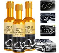 3 Pcs Catalytic Converter Cleaner Kit, Boost Up Fuel Catalytic System Cleaner for Gas Diesel Cars, Auto Parts Engine/exhaust Pipe Cleaners Treatment & Lower Emissions