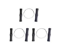 3 PCS Cheese Wire Cutters, Cheese Wire, Cheese Wire Cutter with Handles, Easy to Use Cutting Wire for Clay, Cheese, Dough, Pottery, Ceramics, Art Sculptures, Brown Black