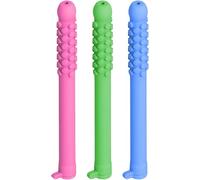 3 PCS Chewable Breathers Stick with Essential Oil, Chewable Puffer for Focus & Clear Respiratory Function，Chewable Essential Oil Breath Stick for Aromatherapy on The Go, Aid to Stop Smoking