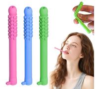 3 Pcs Chewable Breathers Sticks with Essential Oils, Portable Aromatherapy, Masticable Puffer for Focus and Clear Respiratory Function