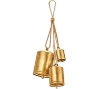 3 PCS Christmas Cow Bells, Vintage Metal Hanging Cowbells, Lucky Cow Bells Christmas Hanging Bells for Chrismas Crafts Home & Garden Decor
