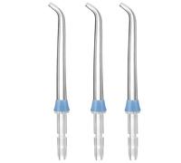 3 PCS Classic Jet Tips - Compatible with Waterpik Water flosser Replacement Refill Heads for WP-100 WP-250 WP-450 WP-560 WP-660 WP-900 Models - Oral irrigator Nozzle Set (Blue)