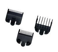 3 Pcs Clipper Guards,Hair Clipper Combs Guides,Universal Replacement Hair Clipper Limit Comb,Essential Hair Accessories for Most Trimmers,Professional and Home Use(1/16”, 1/8", 3/16",Black)