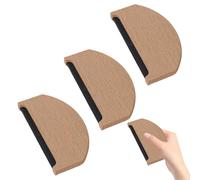 3 Pcs Clothes Brush Fluff Pilling Remover,Portable Cashmere Comb Lint Shaver Tool,Wool Combs,Manual Wooden Dehairer,Fabric Carpet Scraper,Depiller Bobbles,Easy for Remove Jumpers Fuzz Fluffer Knitted