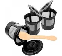 3 Pcs Coffee Pod Filter, Reusable Coffee Pod Filters Mesh Holder Replacements Reusable Coffee Pods-Leakproof Refillable, BPA-Free Reusable Coffee Filters