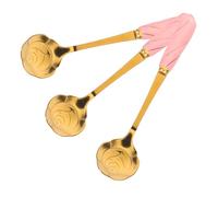 3 Pcs Coffee Stirring Spoons Stainless Steel with Ceramic Handles