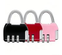 3 Pcs Combination Lock,3 Digit Combination Padlock Resettable and Waterproof,Code Lock for School Gym Suitcases Locker, Luggage, Schoolbags, Backpacks, Locker, Drawers, Toolkit and Cabinets