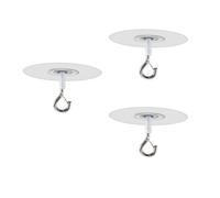 3 PCS Command Ceiling Hooks Ceiling Hooks Self Adhesive, Heavy Duty No Drill Self-Stick Hanging Hooks for Hanging Plants, Bird Feeders, Wind Chimes, Decorations