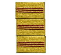 3 Pcs Countries Flag Patches Set - 7×4 cm Embroidered Iron-On/Sew-On National Badge Appliques for Jackets, Vests, Backpacks, Hats, Bag & DIY Crafts (South Vietnam)