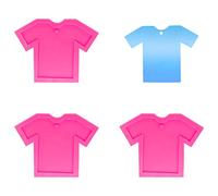 3 PCS Creative Clothes T-Shirt Keychain Silicone Mold DIY Crystal Desserts Handmade Ice Cream Cupcake Cake Topper Decoration Candy Soap Mould Gum Paste Jelly Shots Fondant Mold Chocolate Pudding