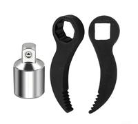 3 Pcs Crowbar Adapter Head Tools, Wrecking Bar Pry Bar Wrench Head Crowbar Wrench Adapter Set Tools for Auto Repair