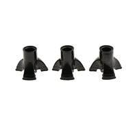 3 Pcs Crutch Ferrules Rubber End Walking Stick Tips Feet Trekking Pole Bottom 19mm