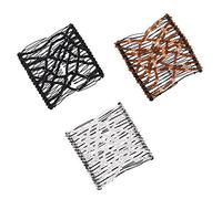 3 Pcs Crystal Bead Hair Combs Magic Elastic Hair Clips,Yomiin Stretchy Hair Clamp Barrette Jaw, Double Hair Claw Clips, Hair Accessory for Women Ladies Girls Hair Styling