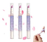 3 Pcs Cuticle Pusher Oil Pen, 3 In 1 Cuticle Oil Pusher Pen for Nails, Ceramic Tip, Moisturize Strengthen Nail Care