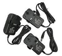 3 Pcs DC 12V 1A Power Supply Adaptor 12W Transformer UK PLUG for CCTV Camera, LED STRIP and Home Appliances, DC Jack 5.5 * 2.1mm (3pcs)