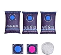 3 Pcs Dehumidification Bag Desiccant, 2025 New Reusable Moisture Absorber Pack, Reusable Dehumidifier Bags, Car Moisture Absorber for Windows Interior, Portable Condensation Prevention for Wardrobe