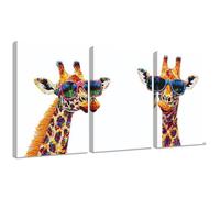 3 Pcs Diamond Painting Kits, Animal Diamond Painting Triptych Kits for Adults Deer DIY Square Crystal Rhinestone Embroidery Cross Stitch, Gifts for Women's Home Wall Decoration 30x40cm 2S-1258