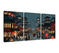 3 Pcs Diamond Painting Kits, View Diamond Painting Triptych Kits for Adults China DIY Square Crystal Rhinestone Embroidery Cross Stitch Artwork, Gifts for Women's Home Wall Decoration 30x40cm 2S-314