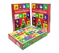 3 Pcs DIY Christmas Advent Calendar Empty Boxes 24 Days Fillable Christmas Countdown Calendar Gift Box Make Your Own Xmas Countdown Gift Boxes for Adults & Kids Holiday Presents (Christmas mix)