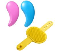 3 Pcs Dog Brushes For Grooming, Cockapoo Brush,Groom Massage Comb Bath Brush For Long Short Hair Dogs Puppy Cats Rabbits Hair Pet Accessories Assorted Colour