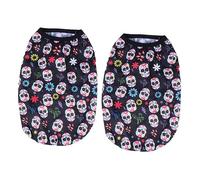 3 Pcs Dog Clothes For Cats Dog Skull Costume Halloween Dog Sweater Puppy Skull Sweatshirts Boy Costumes Dog Shirt for Sm (Whitex2pcs XXLx2pcs)