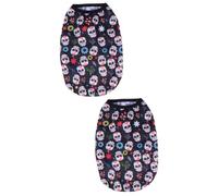 3 Pcs Dog Clothes For Cats Dog Skull Costume Halloween Dog Sweater Puppy Skull Sweatshirts Boy Costumes Dog Shirt for Sm (Whitex2pcs Mx2pcs)