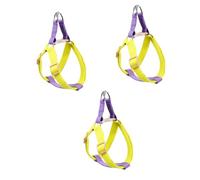 3 Pcs Dog Color Pet Vest Walking Dog Running Vest Dog Clothing Belt Traction Puppy Harnesses Running Leash Adjustable Po