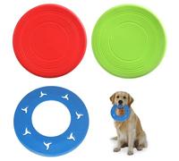 3 Pcs Dog Frisbee, Frisbee Dog Toy, Dog Frisbee Indestructible, Kong Frisbee For Dogs, Kong Frisbee, Frisbee For Dogs, Frisbees, Soft Frisbee, For Outdoor Fun, Training, And Exercise