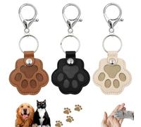 3 PCS Dog Hair Collector Keychain Charm Memorial Storage Box, Pet Memory Collector, Dog Hair Collector Keychain, Dog Hair Storage Keychain, for Collecting Hair With Snap Button / Pet Memorial Gifts