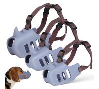 3 Pcs Dog Muzzles No Bark Silicone Mouth Cover for Small Dogs