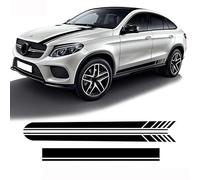 3 Pcs Door Side Stripe Skirt Sticker Edition 1 Car Hood Decal, For Mercedes Benz GLE Class W166 W167 C292 Coupe C167 GLE53 63 AMG