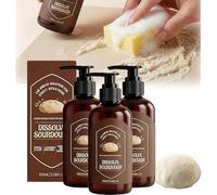 3 PCS Dough Dissolve Soap for Sourdough - Enzyme Powered Dough Cleaner for Baking Mess | Fast-Acting Solution to Break Down Stuck-on Doug-h & Starches for Bowls, Pots and Proofing Baskets, 100ml