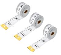 3 Pcs Dual Sided Durable Tape Measure,Body Tape Measure for Clothing and Body Measurements Tape Made Of Fiber Glass Measurement Tape 60 Inch/ 150 cm