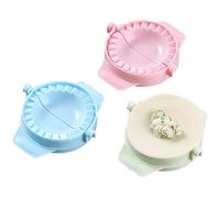 3 Pcs Dumpling Mold Tools Coloured Dumpling Molds Manual Chinese Dumpling Pasty Molds for Family Gathering Picnic Christmas Thanksgiving New Year's Day,Gyoza Wrappers,Dumplings Maker