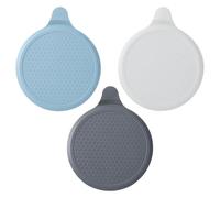 3 PCS Durable Silicone Bathroom Sink Plugs, Kitchen Sink Plug Replacement Universal Shower Drain Cover, Elastic Bath Plug Replacement Suitable for Kitchens Bathrooms Sinks Toilet