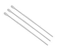 3 Pcs Earpick Remover Cleaner Tool Set, Portable 8cm Ear Spoon | Three-piece Pack, Silver Metal, Textured Handle, Rounded Edges, Smooth Non-porous Surface, Easy Sterilisation for Travel