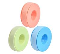 3 Pcs Easy Lash Tapes, 9 Meter Tape For Lashes Breathable Gel Micropore Multi-Colors Micropore Fabric Tape Pe Eyelash Tapes Easy To Tear For Extensions Makeup Sensitive Skin, Blue Orenge Green