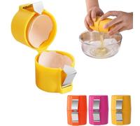 3 Pcs Egg Shell Opener,2025 New Upgraded Egg Cracker Separator Handheld Egg Opener,Handheld Eggs Breaker Multifunctional Egg Cutter Egg Cracker and Separator for Cooking Camping Kitchen Gadgets