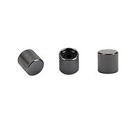 3 Pcs Electric Guitar Bass Knob Volume Tone Dome Control Knob Metal Electronic Control Knobs Potentiometer Cap Guitar Dome Knobs