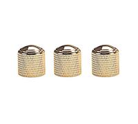 3 Pcs Electric Guitar Bass Knob Volume Tone Dome Control Knob Metal Guitar Speed Control Knobs Potentiometer Cap Electric Guitar Dome Knobs