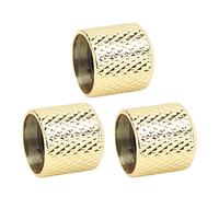 3 Pcs Electric Guitar Knob, Metal Volume Tone Universal Guitar Control Potentiometer Replacement Knob for Fender Strat (Gold)