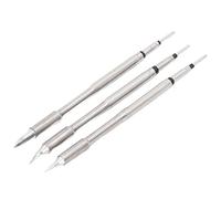 3 Pcs Electric Soldering Iron Heating High Hardness Brass Fast Heat Tip for Precision Circuit Boards Maintenance