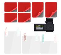 3 Pcs Electrostatic Sticker Mounting Dash Cam 6 Pcs Double-Sided Sticker for Windshield Dashcam Car Windshield Electrostatic Film Reusable Weatherproof Electrostatics Stickers
