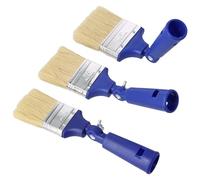 3 PCS Extendable Paint Brushes, Professional Adjustable Paint Brushes, Paint Brush Set, for Wall, Ceiling, Interior & Exterior Painting (50mm, 60mm, 70mm)