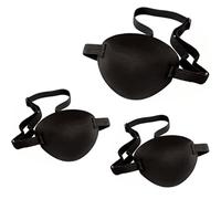 3 PCS Eye Patches for Adults Kids,Adjustable Eye Patch,Pirate Eye Patches,Medical Eye Patch, Amblyopia Lazy Eye Patches for Amblyopia, Strabismus, Post-Surgery Recovery