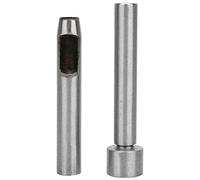 3 Pcs Eyelet Hole Punch Die Tool, Stainless Steel Leather Hollow Hole Punch Round Grommet Setter for Leather Craft Clothing Handbag Fabric Curtain DIY (11.5mm canvas buckle hand knocking tool 3-piece)