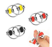 3 Pcs Fidget Chain,Flippy Chain Fidget Toy,Decompression Chain Fidget Toy Finger Toys,Stainless Steel Bike,Finger Toys Stress Reducer Hand Spinners,for Adults and Kids