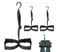 3 Pcs Fishing Wader Boot Hanger, Adjustable Strap Wader Hangers Boot Hanger Boot Hooks Boot Straps, Boot Drying Rack for Hanging Belts, Drying Boots, Fishing Boots (3)