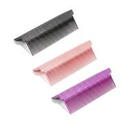 3 PCS Flat Iron Comb Attachment, Clip on Comb, Straightener Accessory for Curl Hair